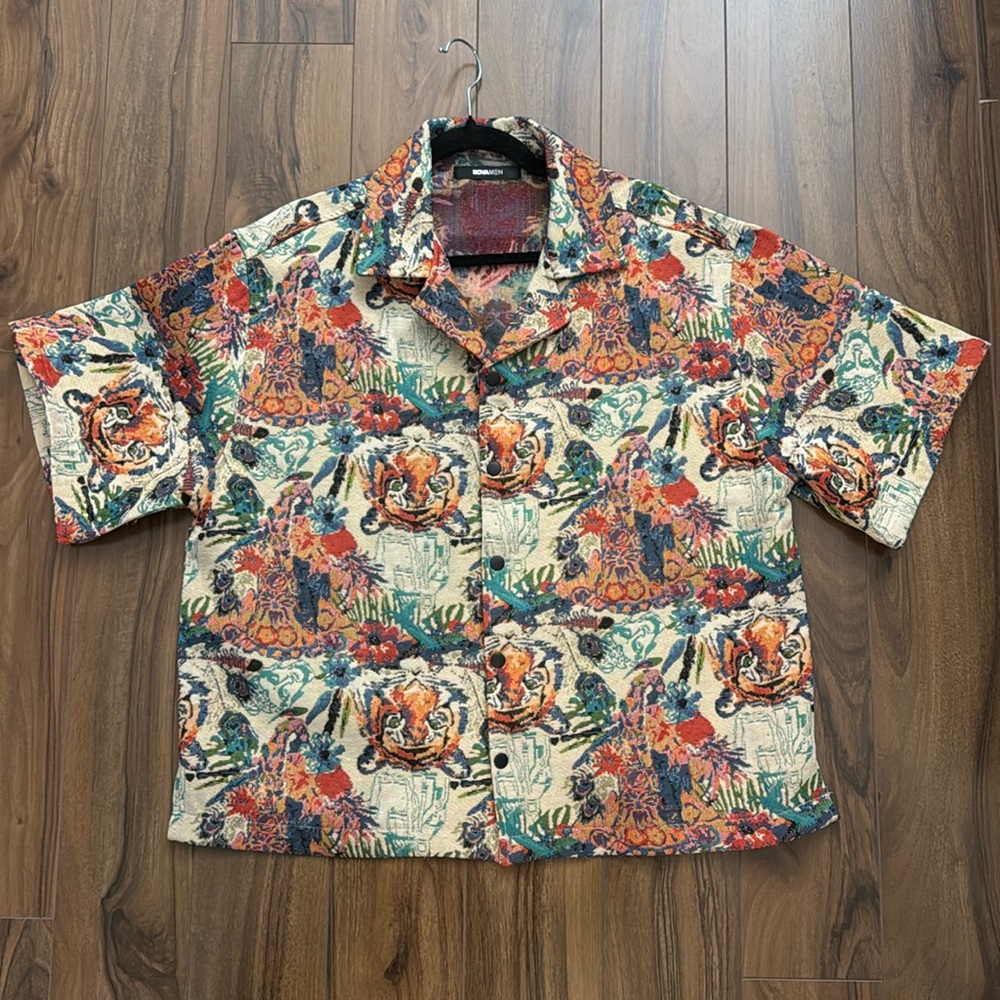 Men’s Short Sleeve Button Up Shirt